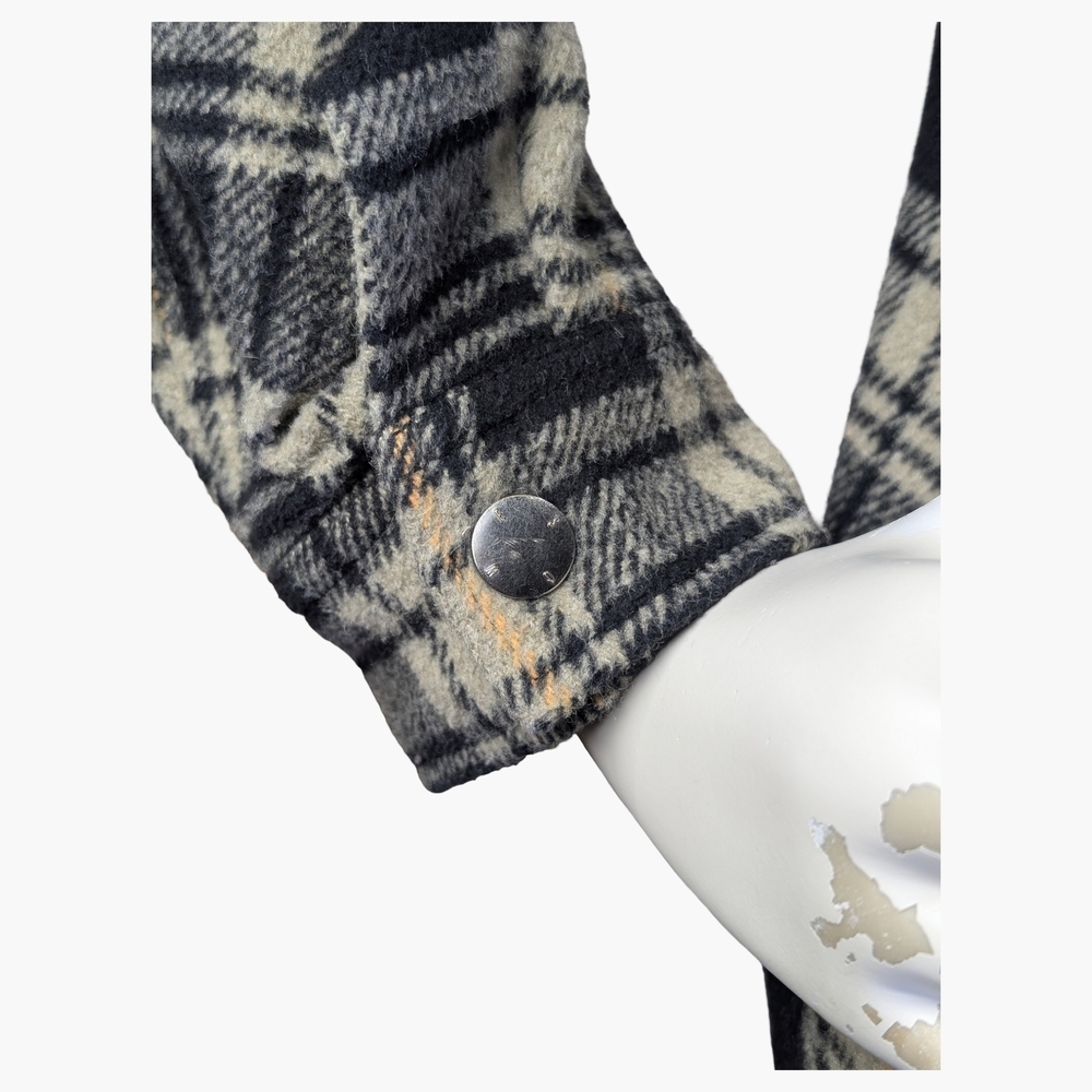 WeSC Plaid Workwear Jacket With Sherpa Collar | Women's M - Picture 6 of 10
